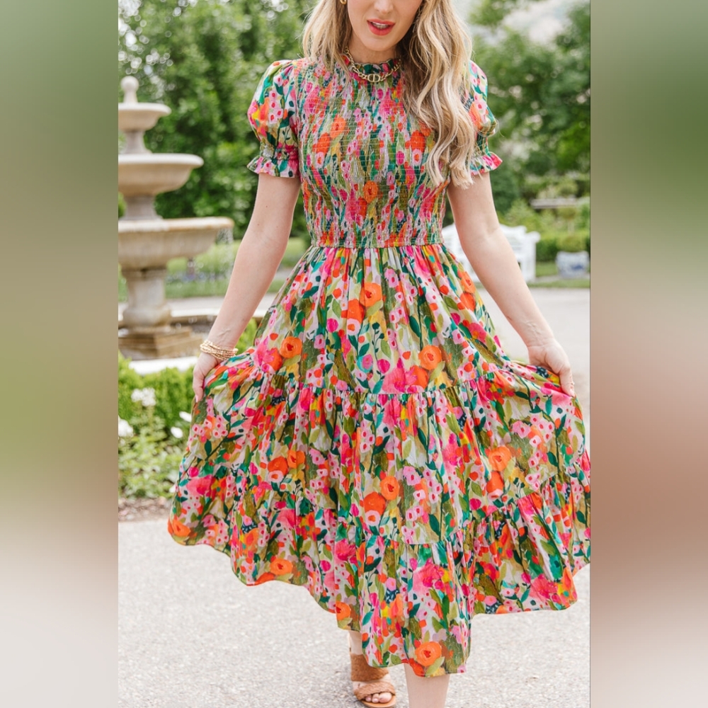 Ivy City Co. Delia Dress in Multicolor Floral